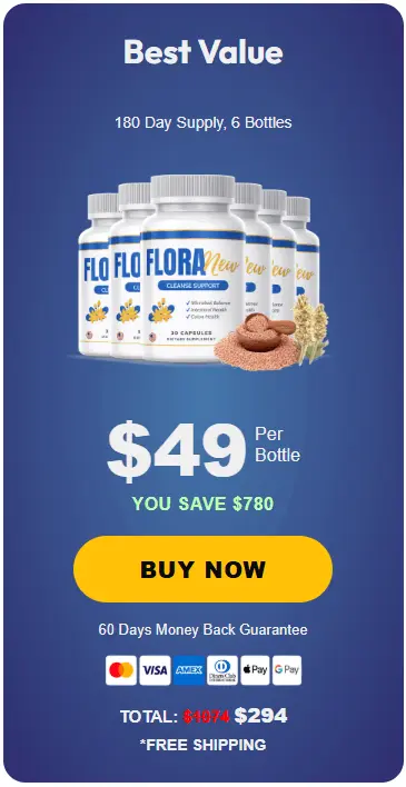FloraNew three bottle package with savings offer
