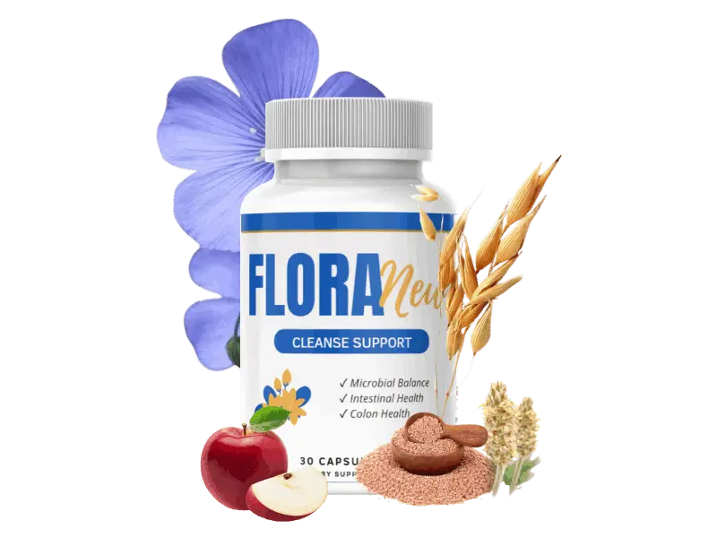FloraNew delayed-release probiotic supplement for gut health and digestive wellness